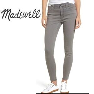 MADEWELL 9"  Skinny Jean Raw Hem